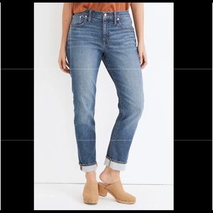 Madewell High Rise Slim Boyjean